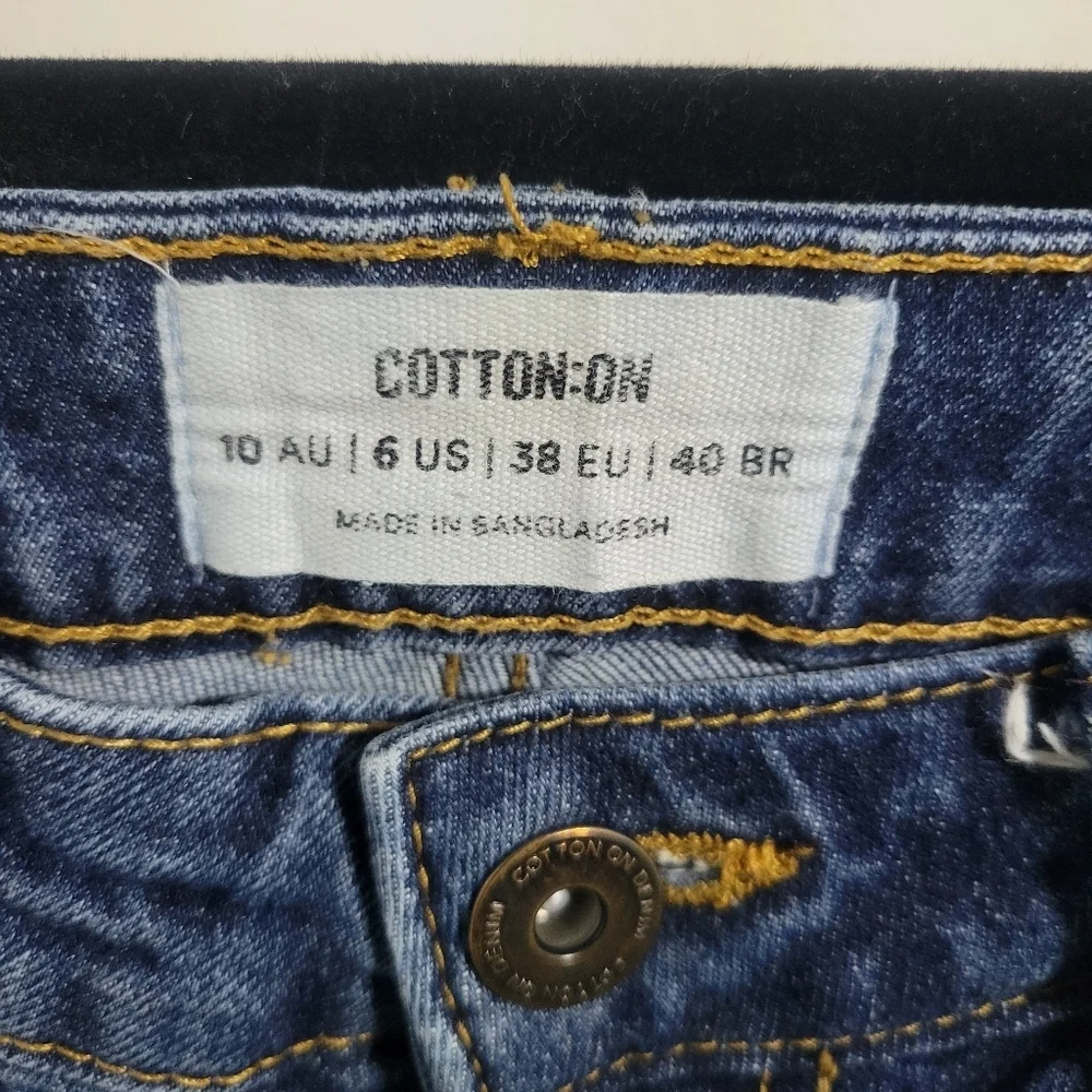Cotton On Women's Flare Leg Jeans, Size 6